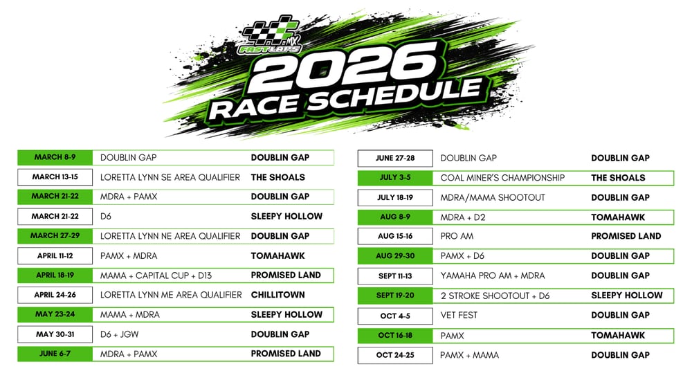 FastLaps MX 2026 Schedule (Website)